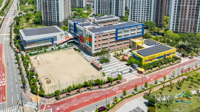 단재초등학교 전경