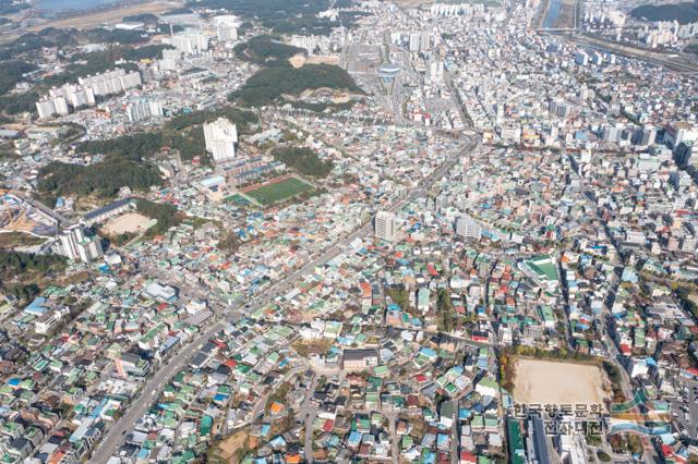 용강동 전경
