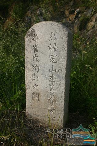 강화최씨 정려비