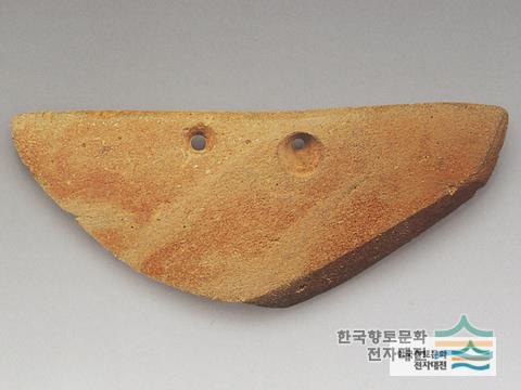 청동기시대 산의리 유적 삼각형석도
