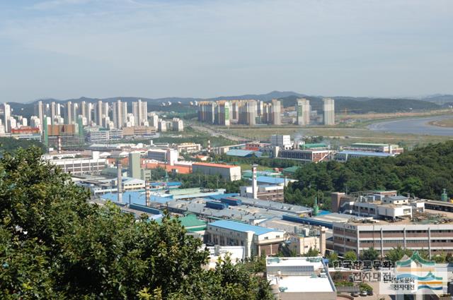 반월공단과 고잔신도시 전경