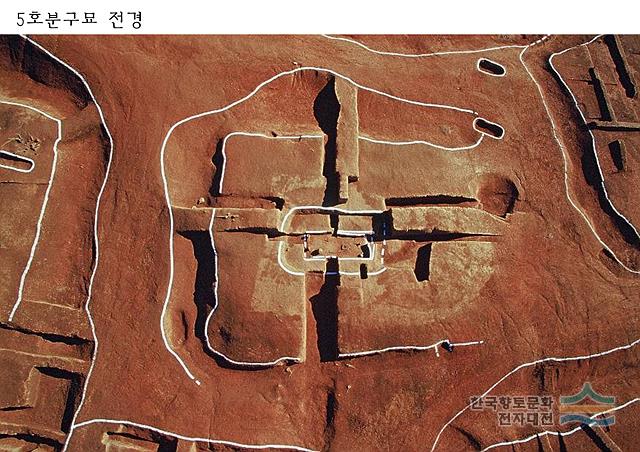 서산 부장리 고분군 5호분구묘 전경