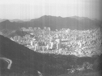 황령산에서 본 연제구·동래구 썸네일 이미지