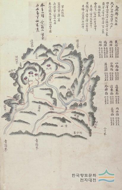 『해동지도』 「대흥군」