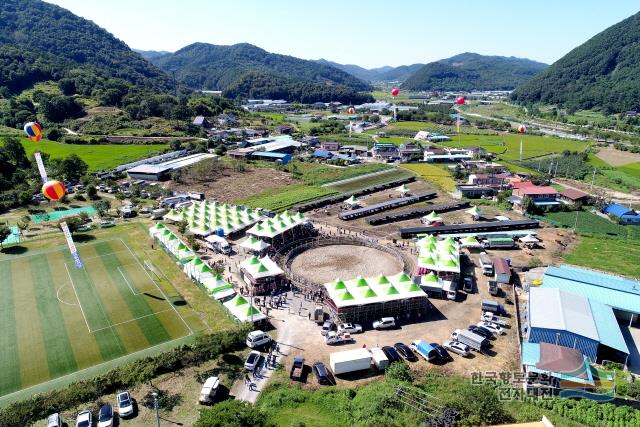 2018 제13회 완주 소싸움대회 전경