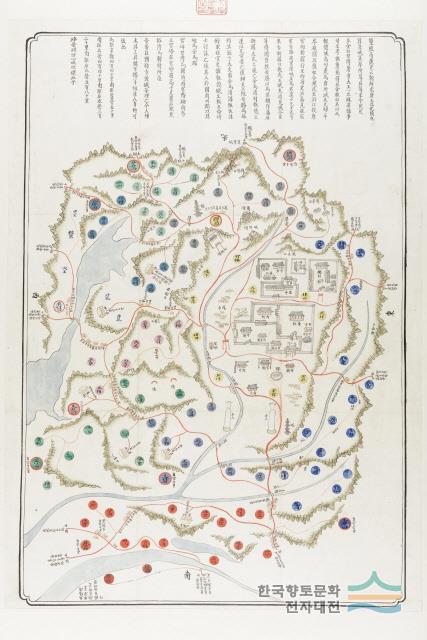 『1872년 지방도』 「익산군도」