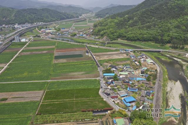 수평리 전경