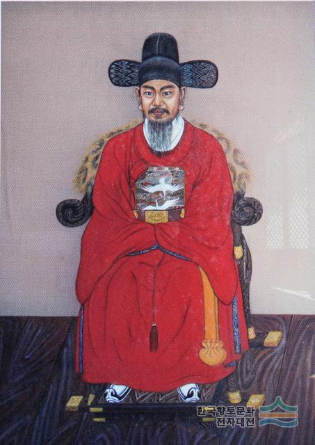 홍명구 영정
