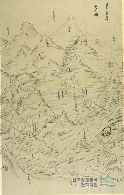 『1872년 지방지도』 「독용도」