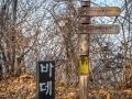 바데산 정상석과 방향 표지판 썸네일 이미지