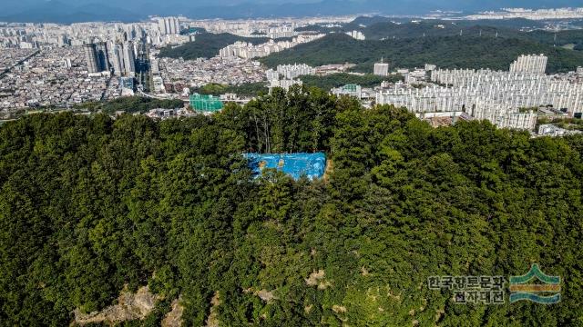 대구 법이산 봉수대 전경