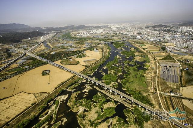 2009년 안심동에서 바라 본 대구선