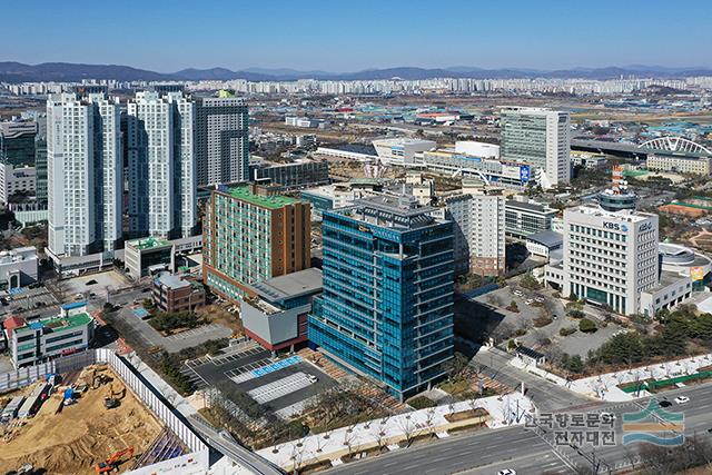 치평동 상무번영로 주변 시가지 전경