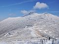 무등산 중봉에서 바라본 정상 겨울 전경 썸네일 이미지